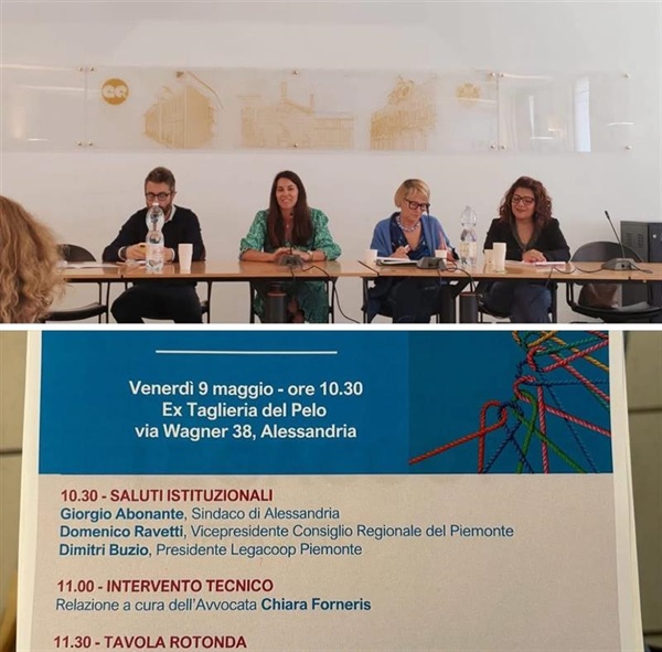 Ad Alessandria il confronto sugli strumenti normativi per il rapporto tra pubblica amministrazione e cooperazione sociale