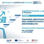 Bando “Voucher certificazioni PMI per competitività e sostenibilità” – 2025