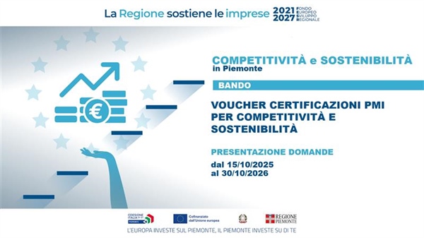 Bando “Voucher certificazioni PMI per competitività e sostenibilità” – 2025