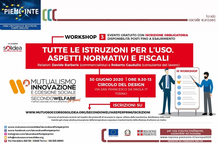 3^ seminario TUTTE LE ISTRUZIONI PER L'USO - ASPETTI NORMATIVI E FISCALI