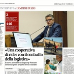 Intervista de Il Corriere della Sera Torino al Presidente di Legacoop Piemonte Dimitri Buzio.