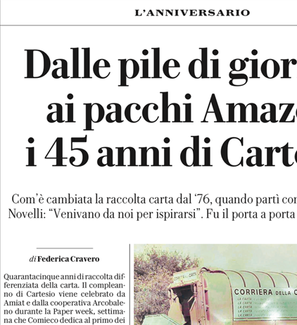 La cooperativa Arcobaleno e i 45 anni del Progetto Cartesio