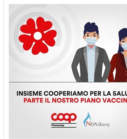 Nova Coop pronta per la vaccinazione aziendale dei dipendenti