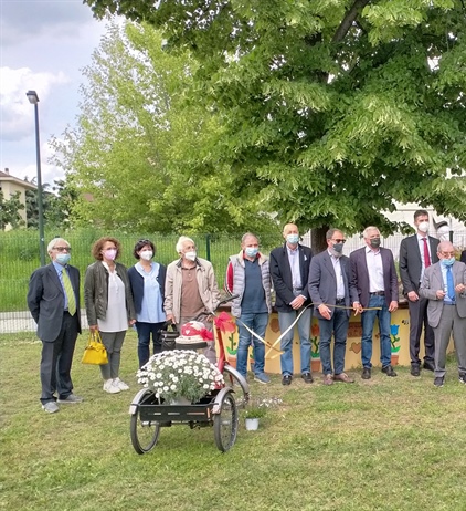 Il Margine inaugura il nuovo giardino del centro diurno Oasi