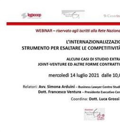 Competitività aziendali e internazionalizzazione: webinar di Rns