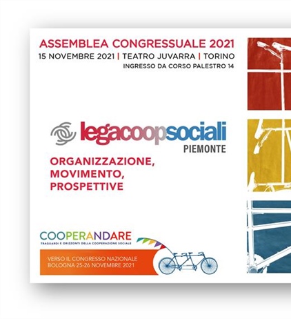 Il 15 novembre il Congresso di LegacoopSociali Piemonte