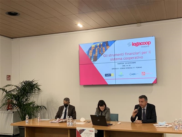 Legacoop Piemonte presenta gli strumenti finanziari per il sistema cooperativo