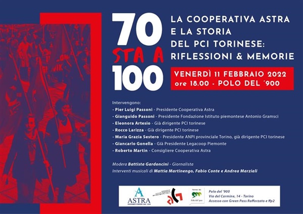 La cooperativa Astra e la storia del Pci torinese: un incontro di riflessioni e memorie