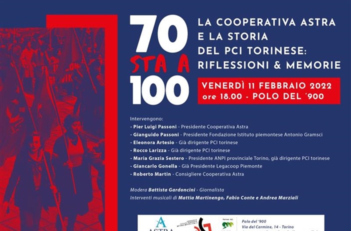 La cooperativa Astra e la storia del Pci torinese: un incontro di...