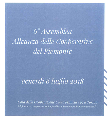 Assemblea Alleanza delle Cooperative del Piemonte